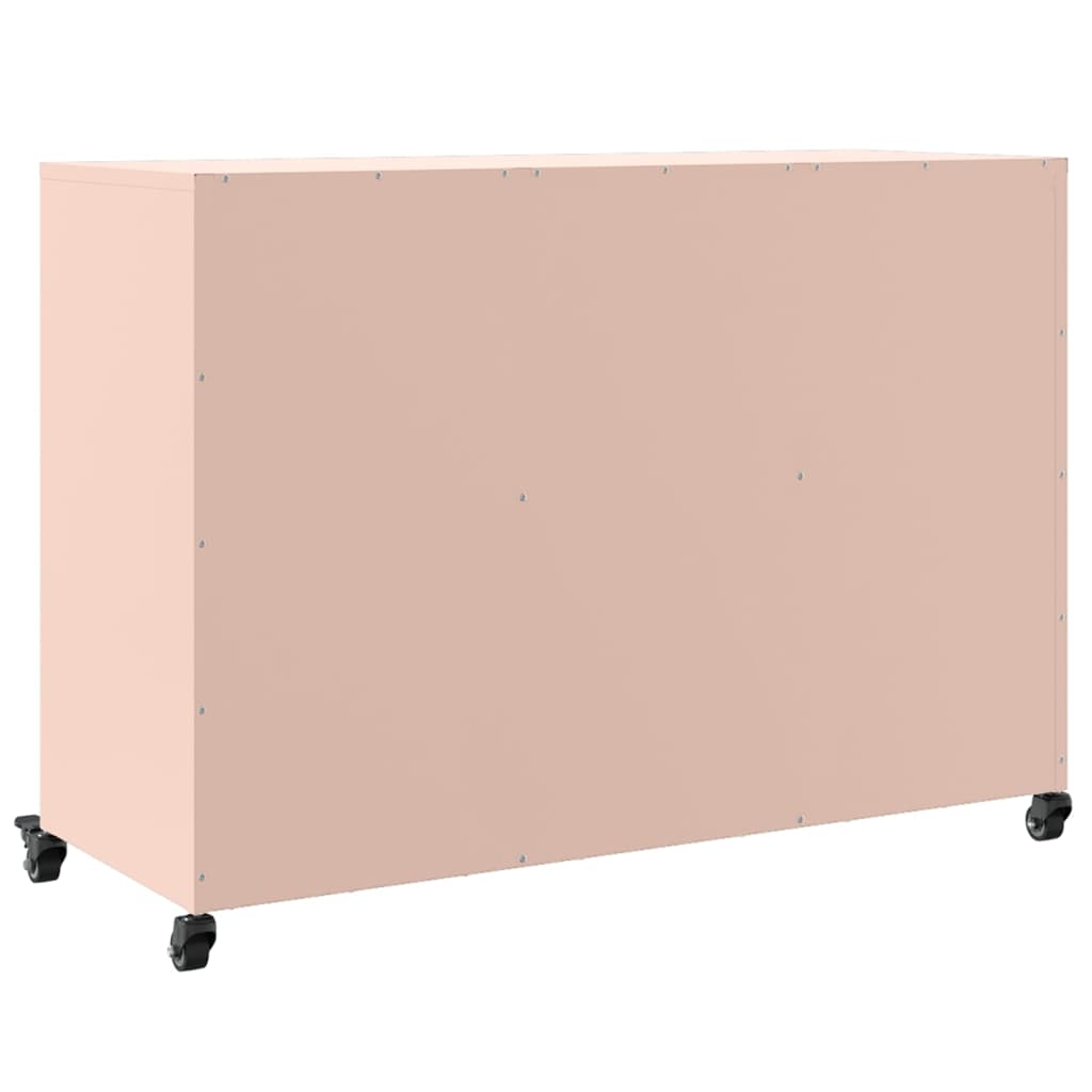 Aparador De Acero Laminado En Frío Rosa 100,5x39x72 Cm / Vetonek_5