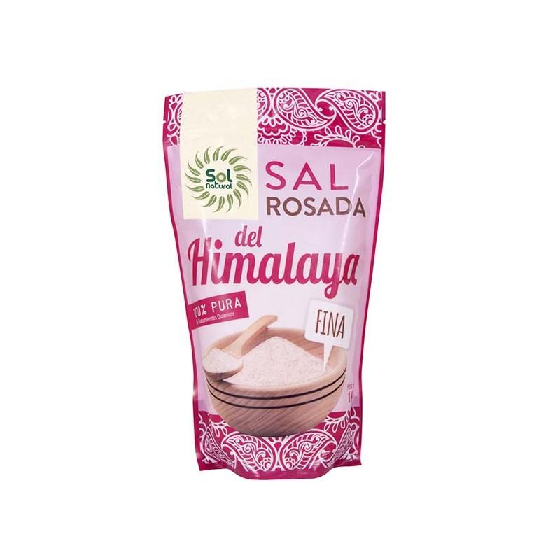 Sal rosa fino dos Himalaias, Sol Natural 1kg