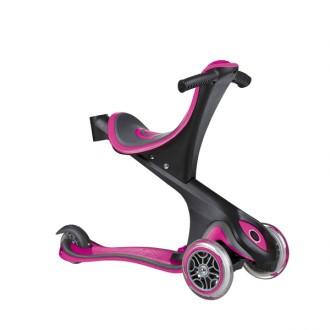 Scooter convertível 5 em 1 Globber Evo Comfort rosa