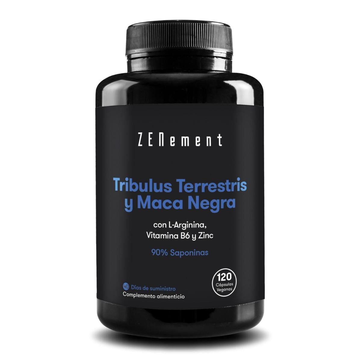 Tribulus Terrestris e Maca Preta, com L-Arginina, Vitamina B6 e Zinco, Zenement 120 comprimidos
