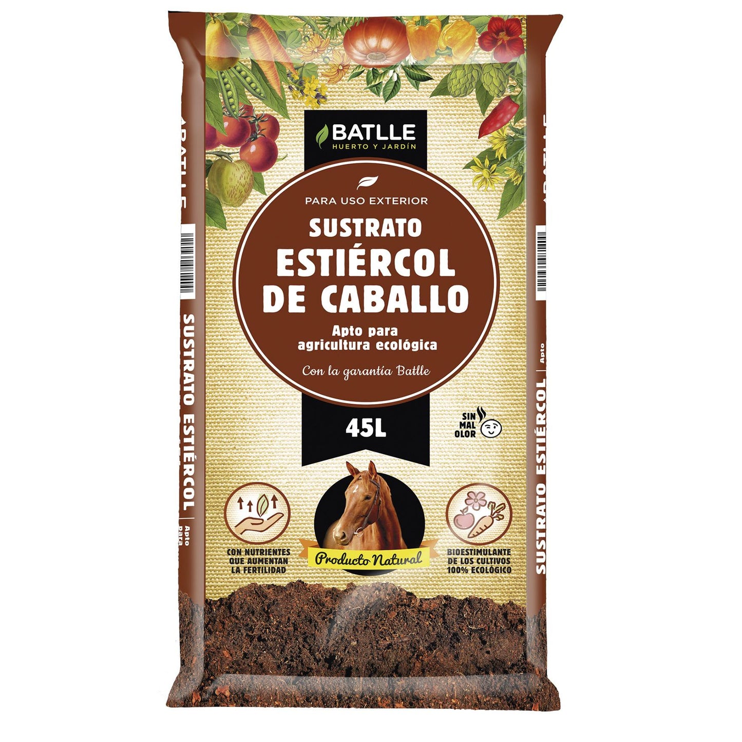 Esterco de cavalo Batlle 45 L
