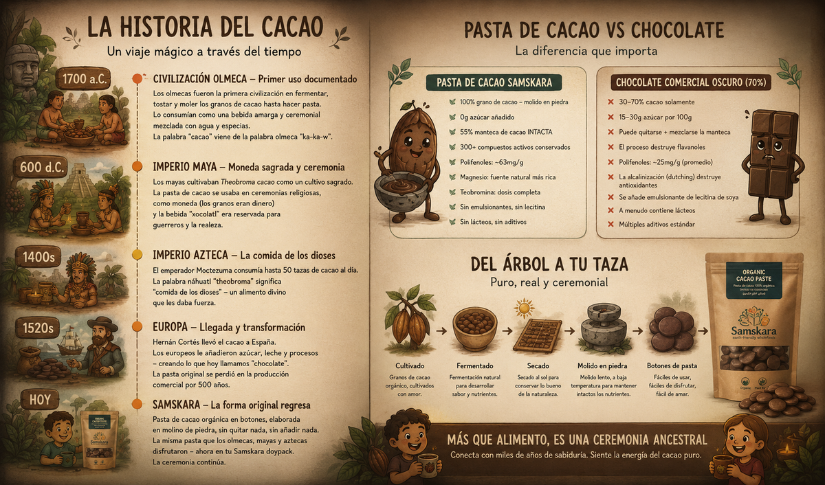 Pasta De Cacao Licor Bio - 100g | Cacao Puro Ecológico Vegano Para Repostería Y Bebidas, Sin Azúcares Añadidos_5