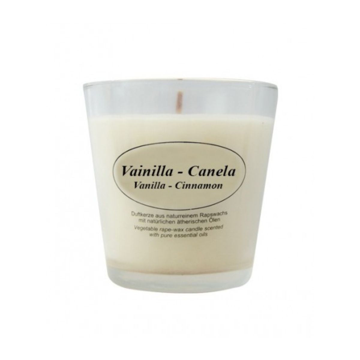 Vela Perfumada Kerzenfarm com Óleo Essencial de Baunilha e Canela