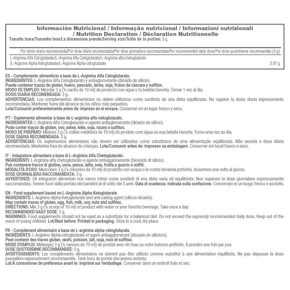 Aakg - 150g - Aumenta La Fuerza - Masmusculo_5