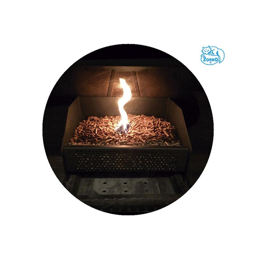Cesto para queimador de pellets 30x25x17 Imex el Zorro