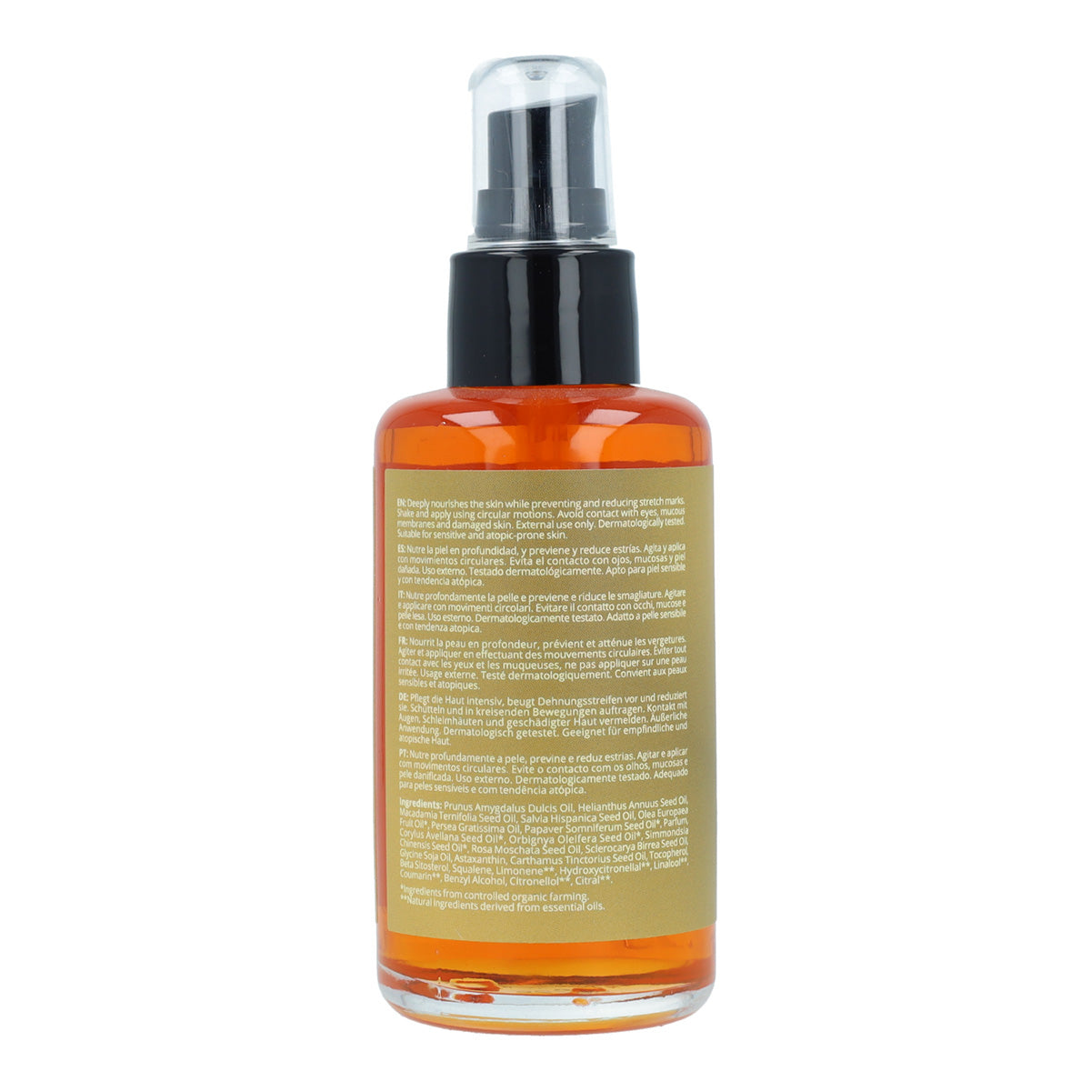 Óleo Corporal Refrescante Golden Radiance 100ml
