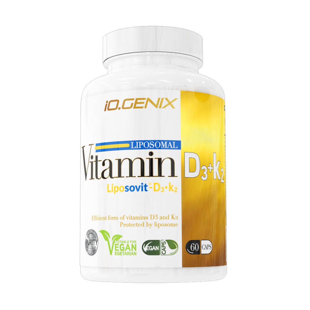 Vitamina D3+k2 Liposomal - 60 Cápsulas - Vitamina D - Io.genix_0