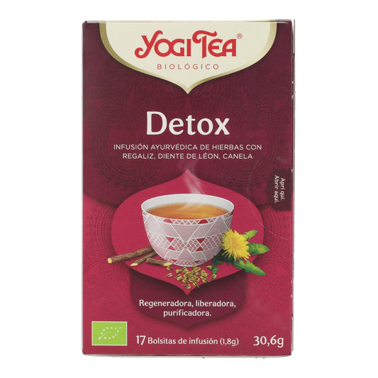 Yogi Tea BIO Detox, 17 saquetas de chá
