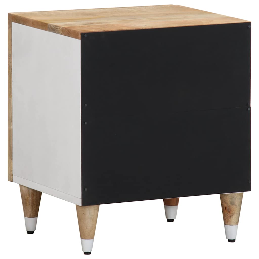 Mesitas De Noche 2 Uds Madera Maciza De Mango 40x33,5x46 Cm_4