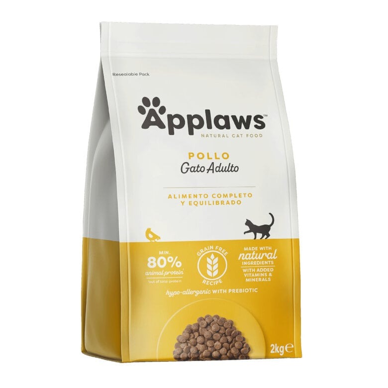 Applaws Cat Dry Adult Grain Free Chicken 2kg Alimento natural sem cereais para gatinhos