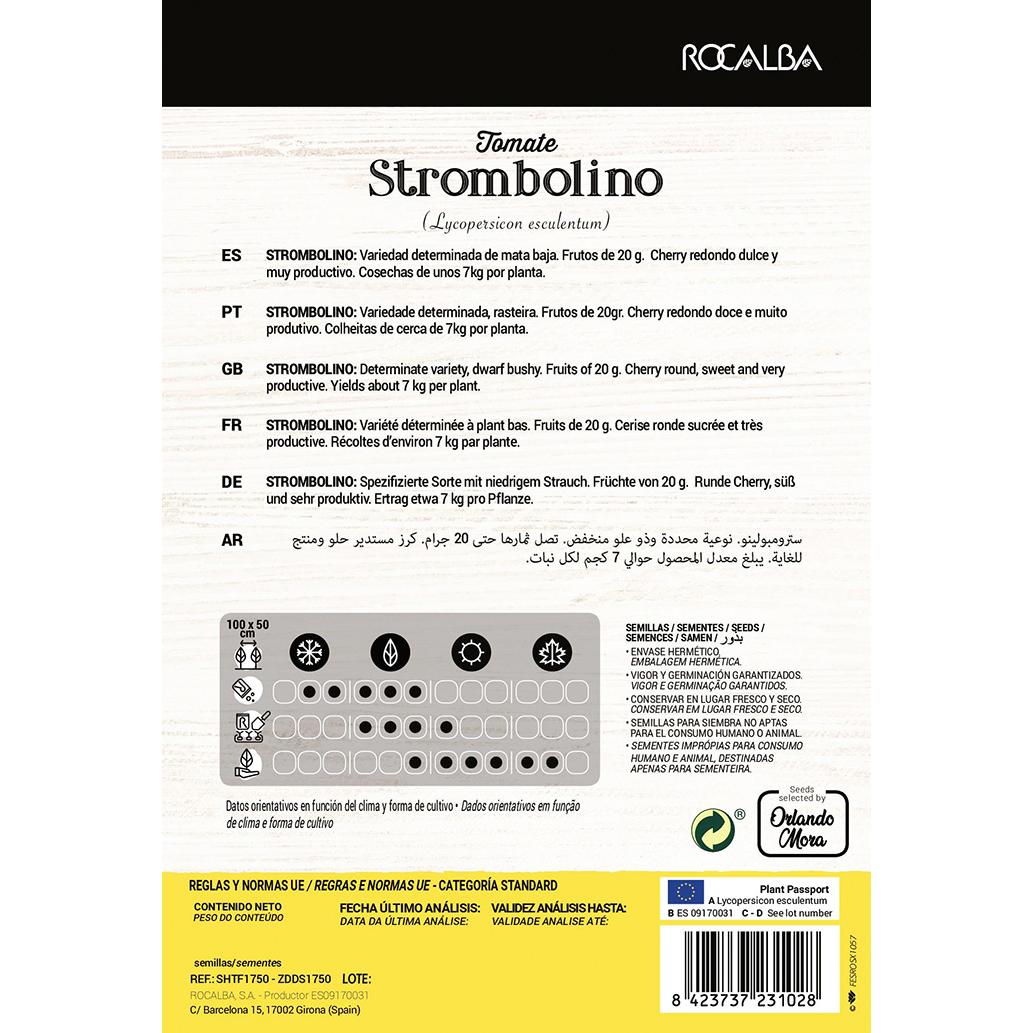 Coleção de sementes de tomate Strombolino