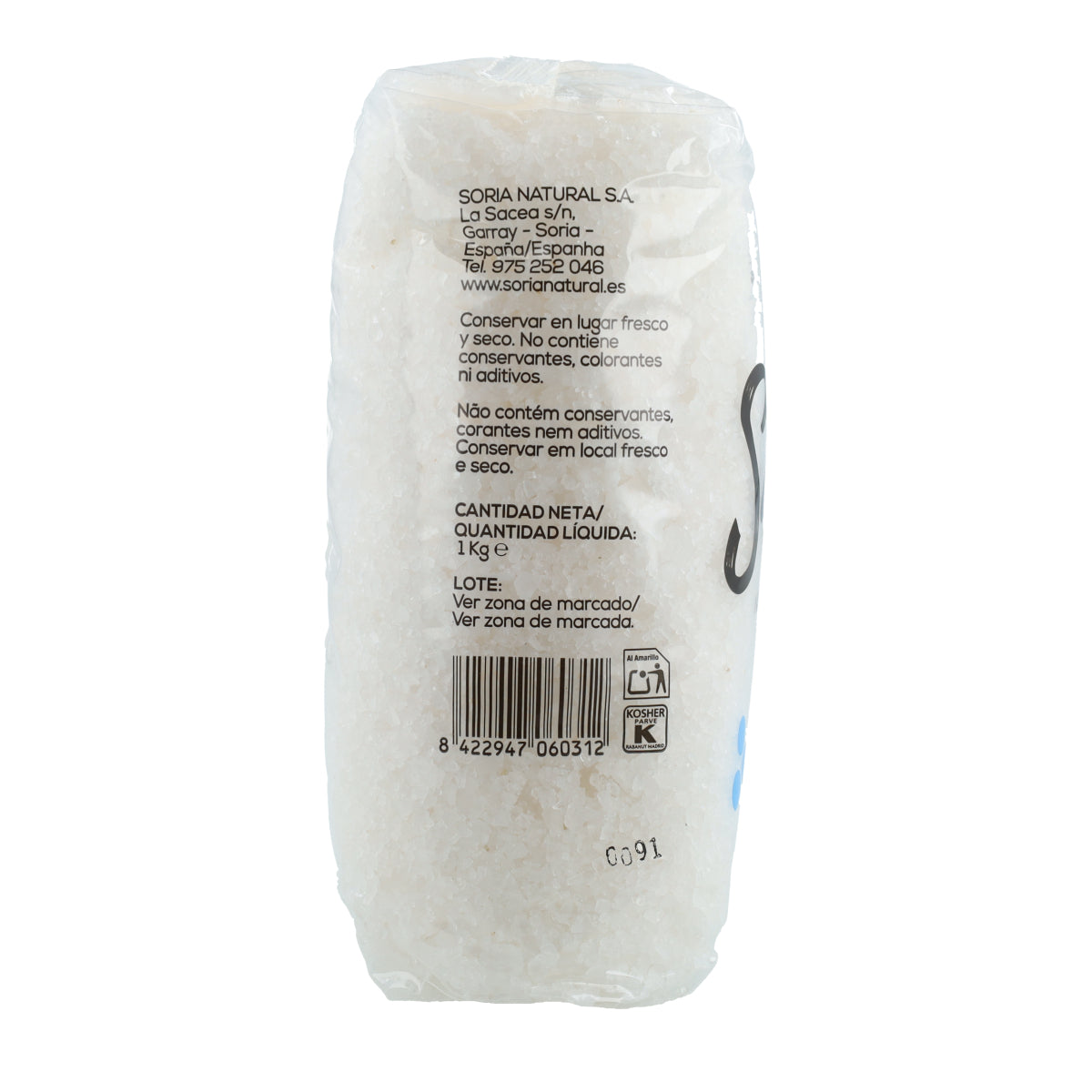 Sal Marina gorda Soria Natural 1 kg