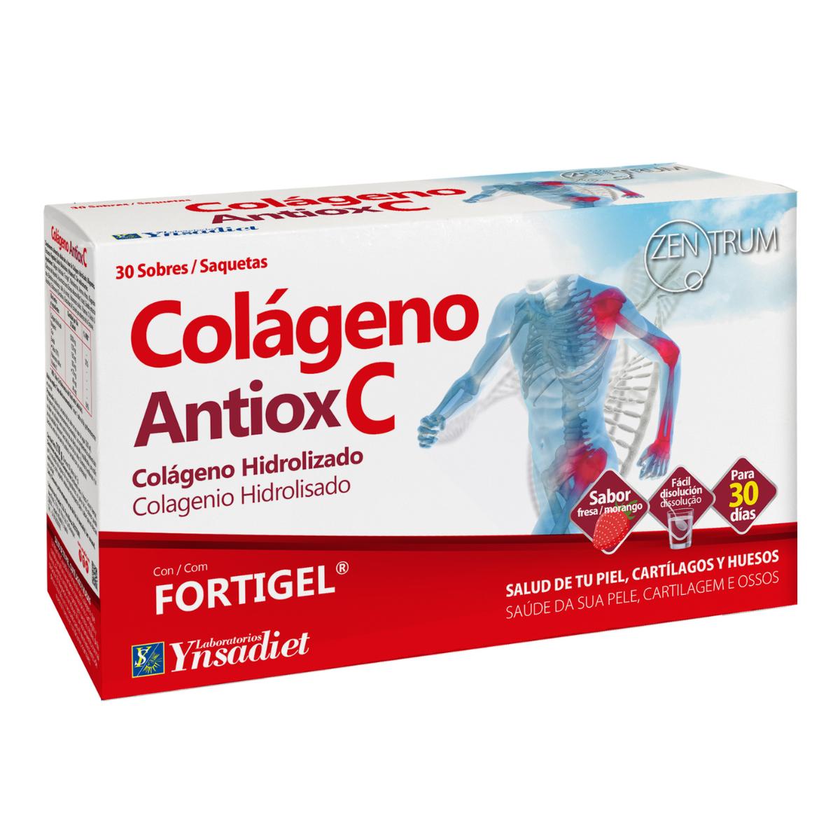 Colagénio Antiox C Fortigel Ynsadiet 30 saquetas
