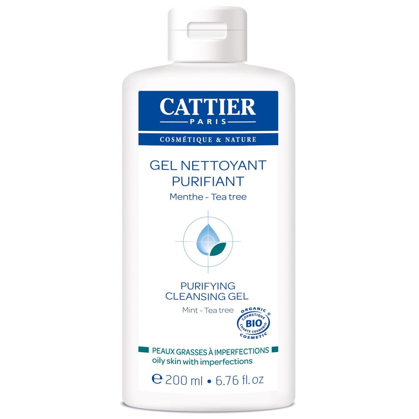 Gel de Limpeza Purificante Cattier com Melaleuca