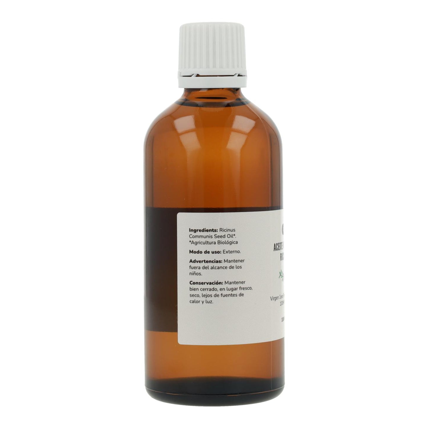 Óleo de Rícino Biológico Prensado a Frio Planeta Huerto 100 ml