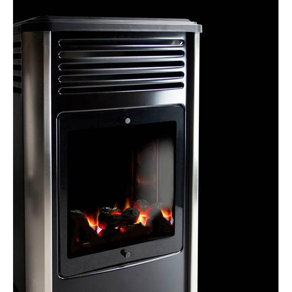 Fogão a gás portátil Manhattan metalizado Fireside 3,4 kW