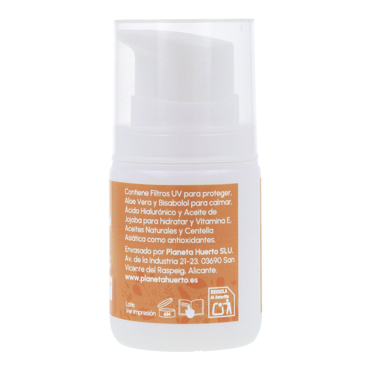 Creme Protetor Solar Facial 100% Mineral Planeta Huerto FPS 50 50 ml