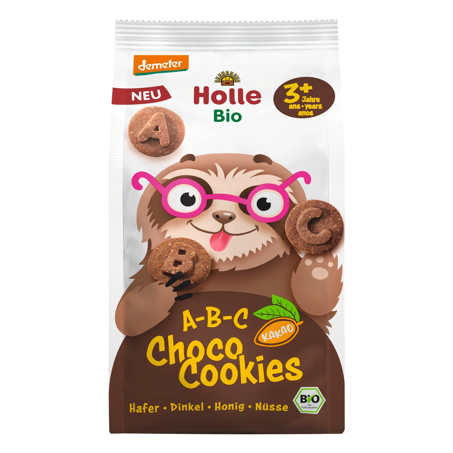 Choco cookies ecologicas Demeter a partir 3 años Holle 125gr