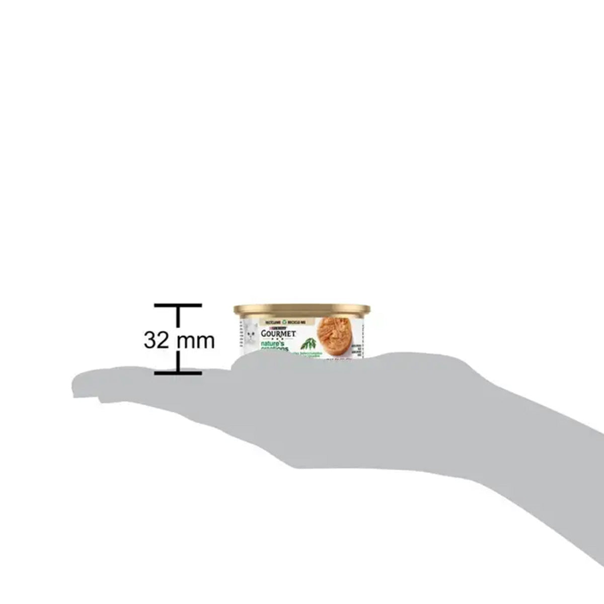 Pack de 24 Gourmet Nature's Creations Rico em Flocos de Atum com Camarão em Gelatina 70 g