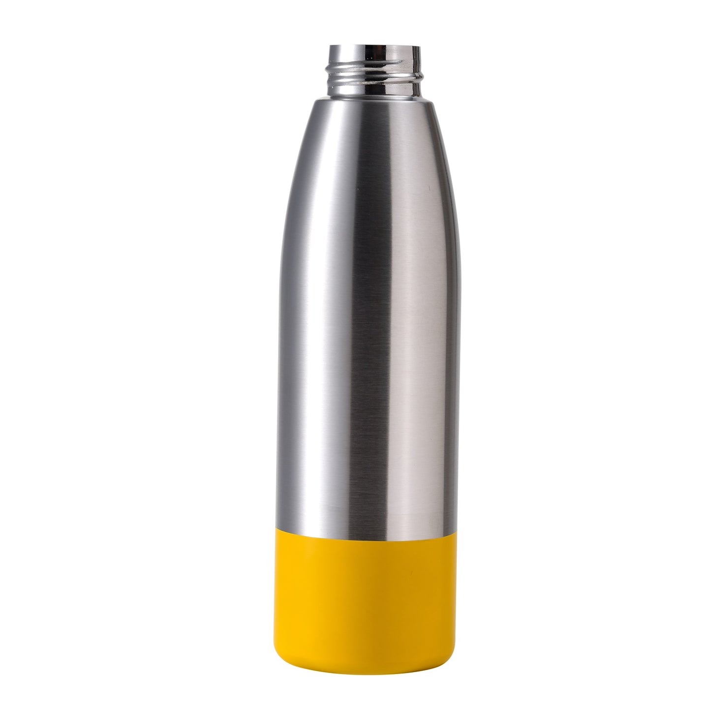 Botella De Agua De Pared Única 500ml Ss Con Tapa De Grifo Amarillo Kids_5
