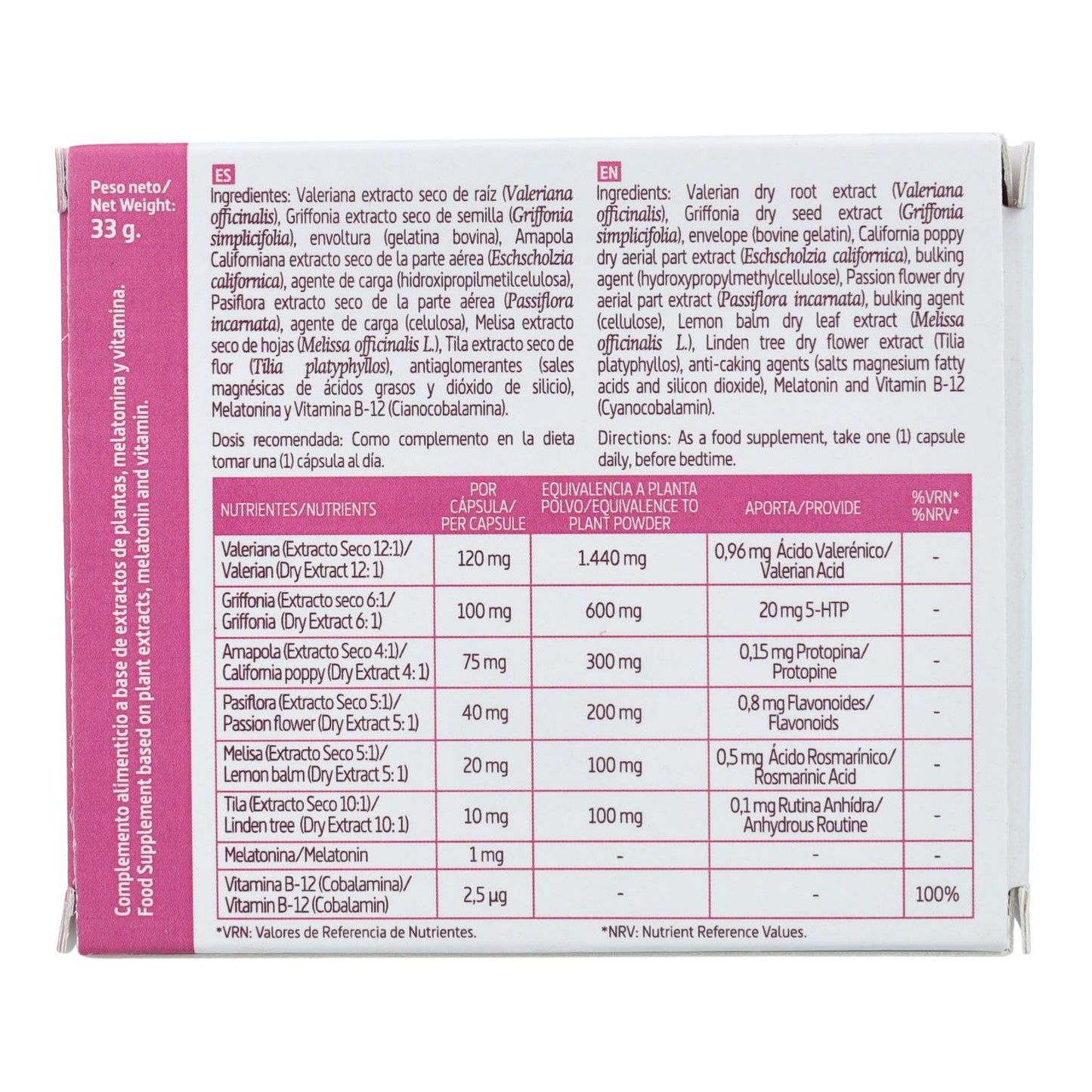 Complexo de Valeriana Nature Essential 1500 mg, 60 cápsulas