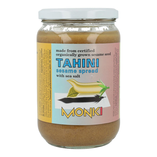 Tahini torrado com sal biológico Monki, 650 g