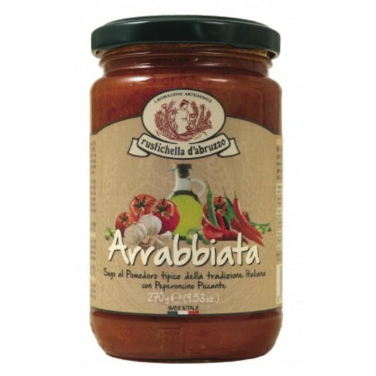 Molho de tomate e pimento Rustichellad Abruzzo 270g