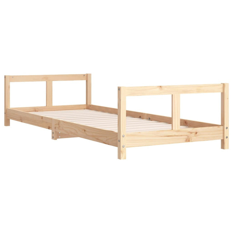 Vidaxl Estructura De Cama Para Niños Madera Maciza De Pino 80x200 Cm_5