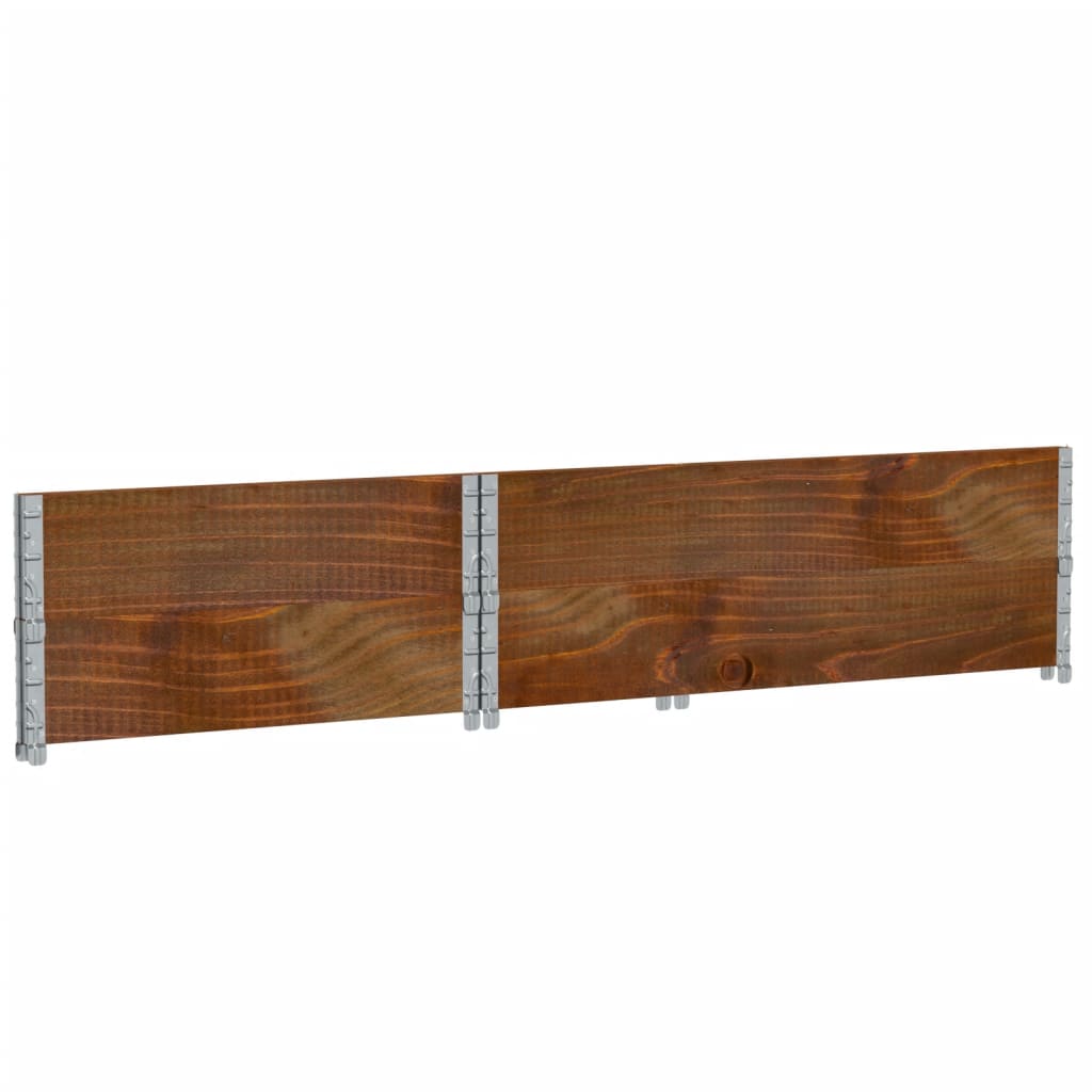 Jardinera De Madera Maciza De Pino Marrón 120x80 Cm_5