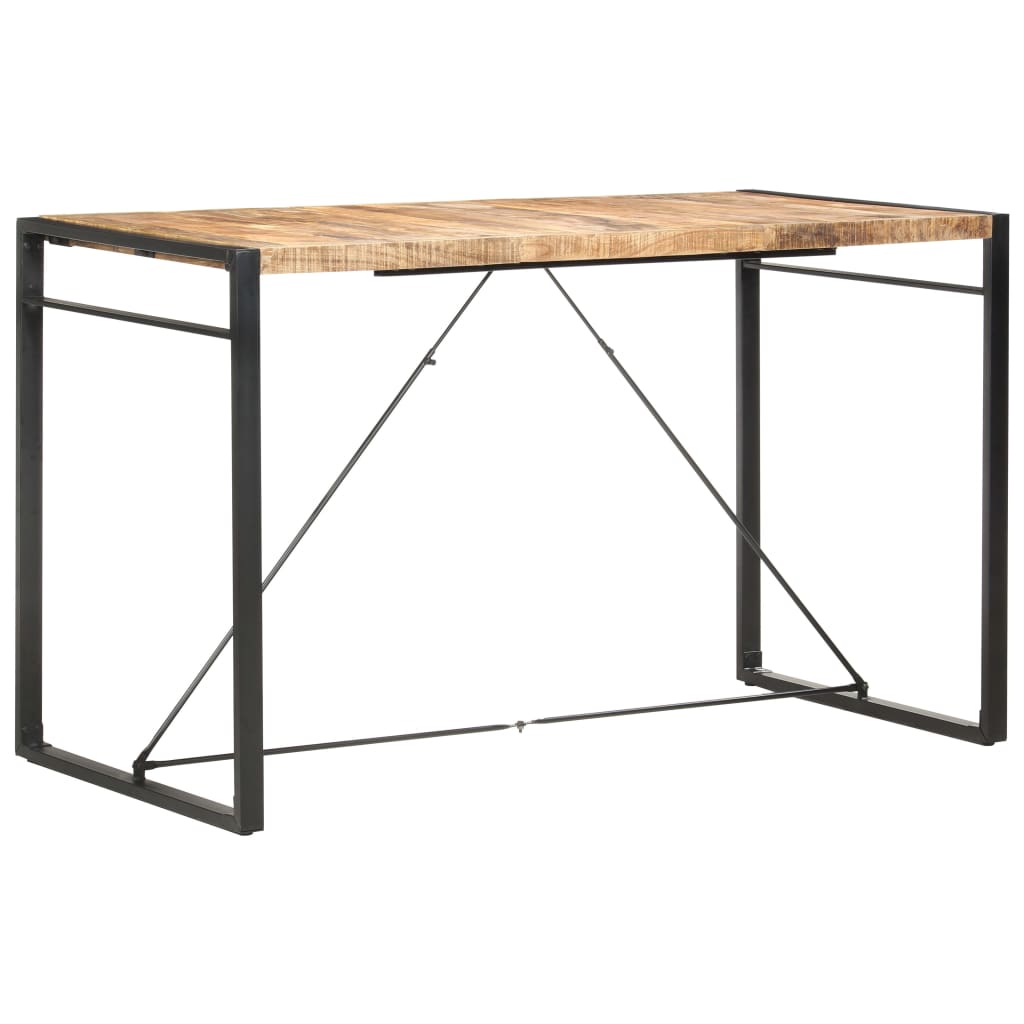 Mesa Alta De Cocina De Madera Maciza De Mango 180x90x110 Cm_4