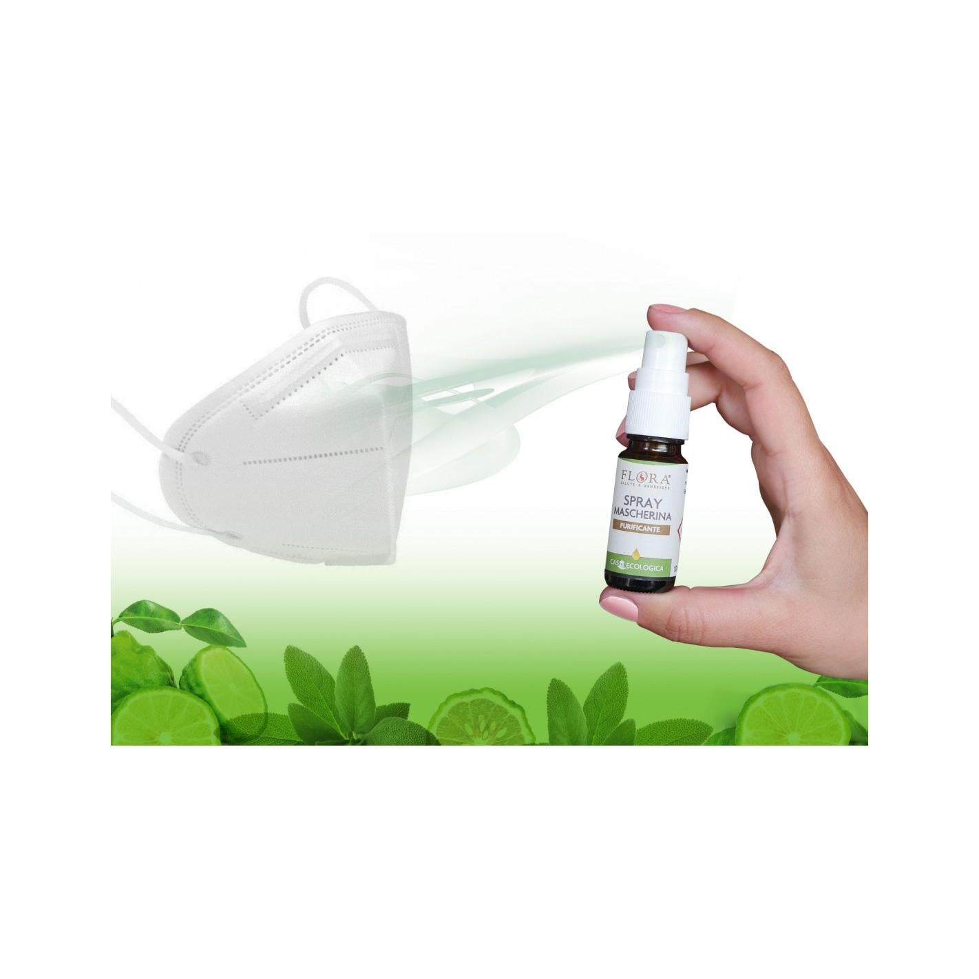 Spray higienizante de mascarillas Flora 30 ml