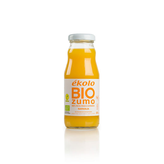 Ékolo 100% sumo de laranja biológico espremido na hora 200ml