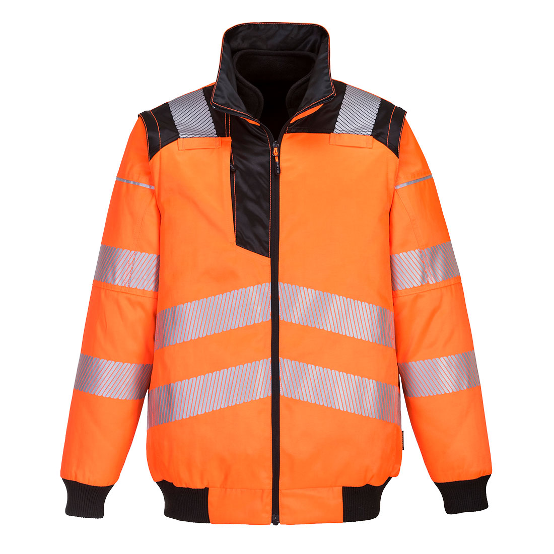 Chaquetas Multi-uso Portwest: Comodidad Y Seguridad / S / Naranja-negro_0