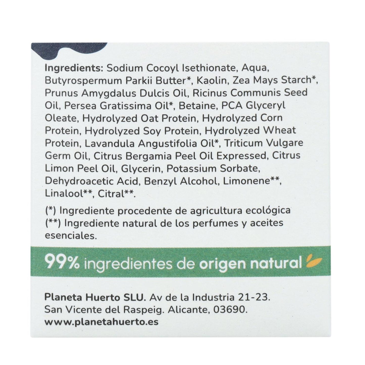 Champô Sólido Curly Method com Proteína Hidrolisada Planeta Huerto 85 gr