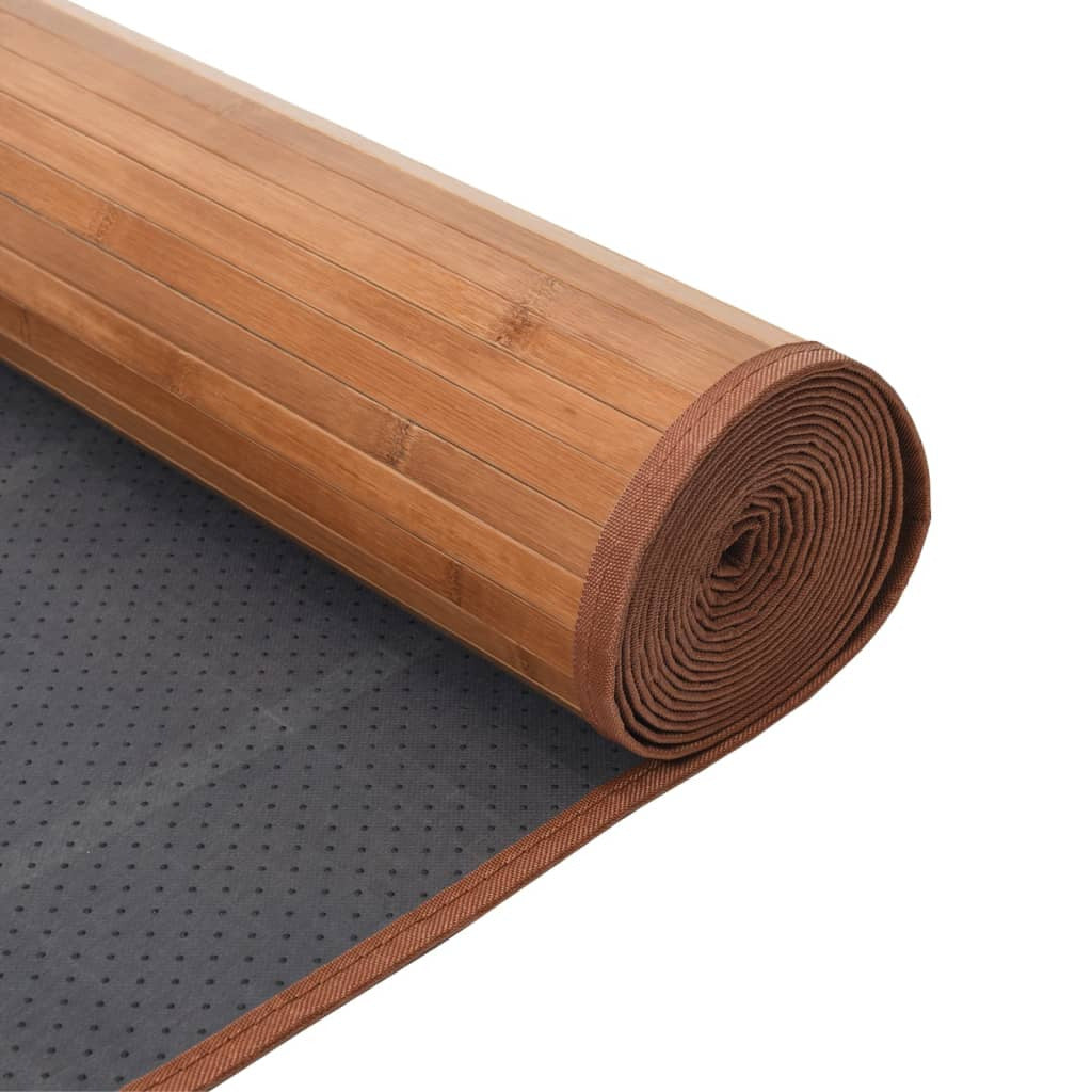 Vidaxl Alfombra Rectangular Bambú Color Natural 80x100 Cm_4