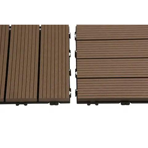 Embalagem com 5 peças compostas Durafloor 50x50 Dioco Chocolate 1,25 m2
