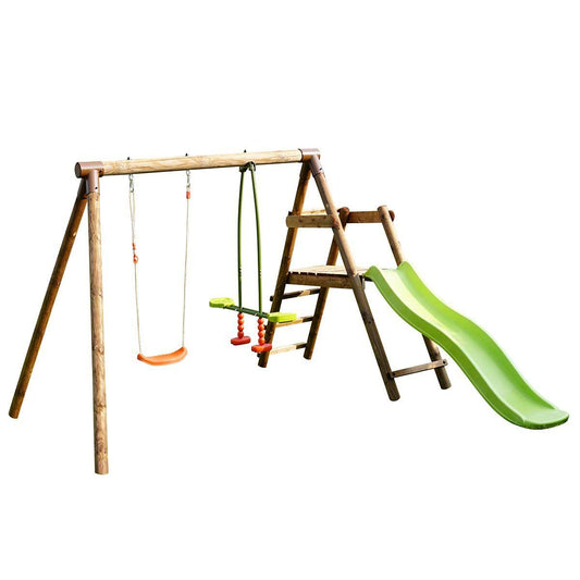 Estação de recreio infantil de madeira Menthe Soulet