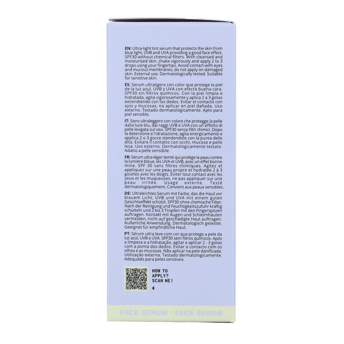 Sérum com Escudo de Cor 360º Skin Tint Clear Freshly 30ml