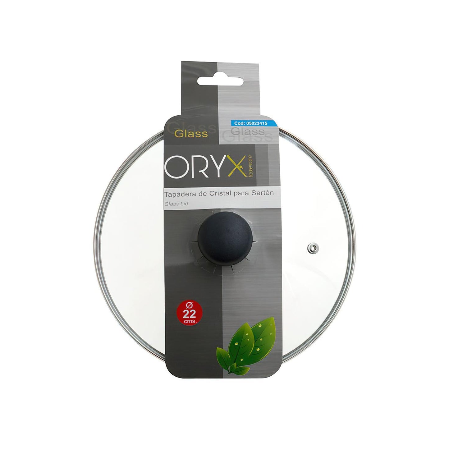 Tapadera De Cristal Para Sartén 22cm