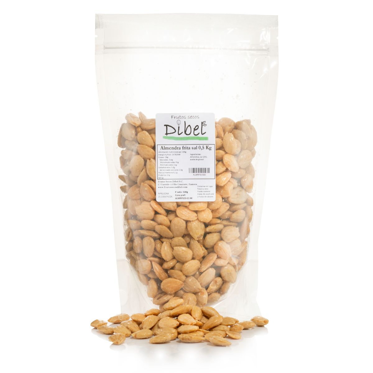 Almendra Repelada Frita Sal España 200g_0
