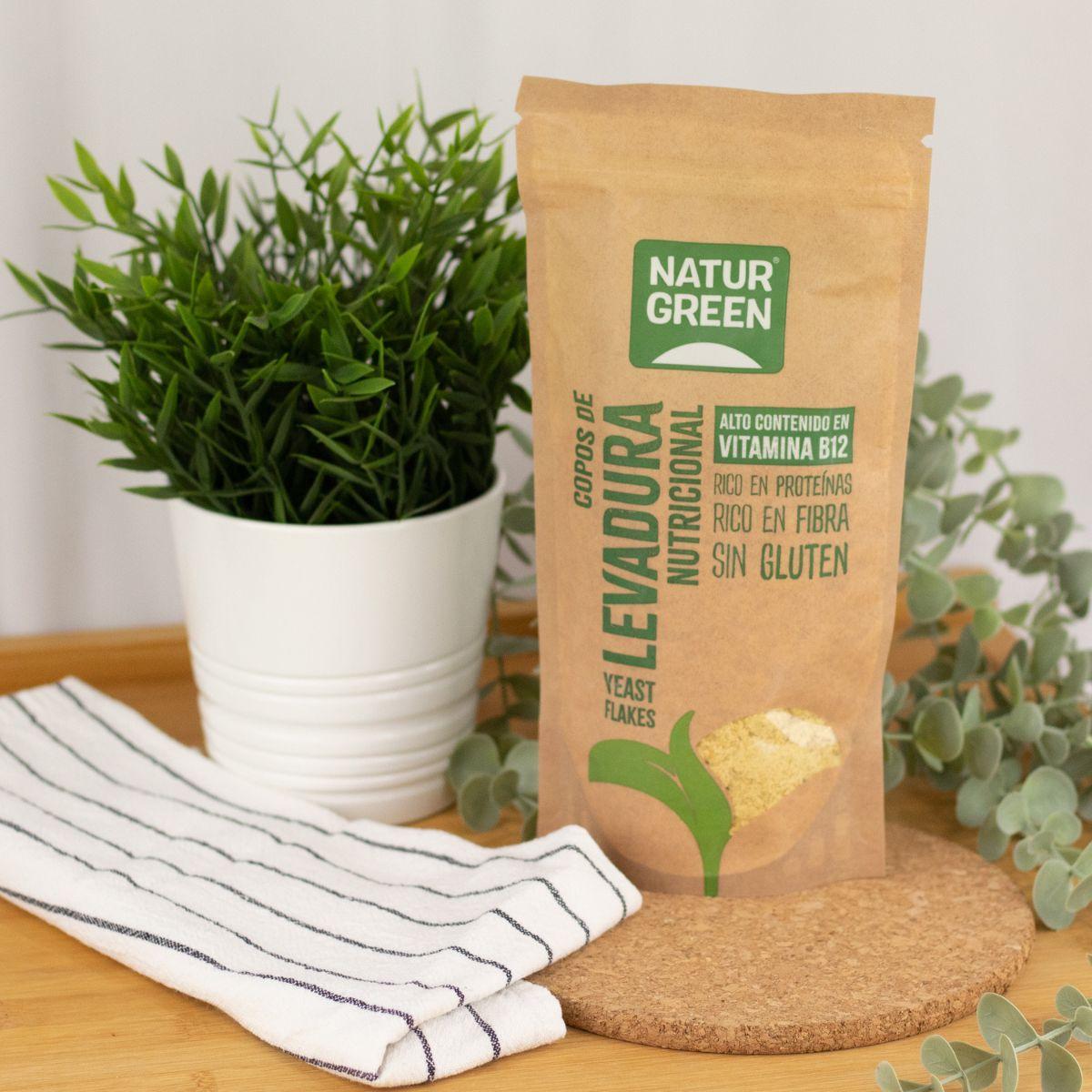 Levedura nutricional convencional em flocos NaturGreen 150 g
