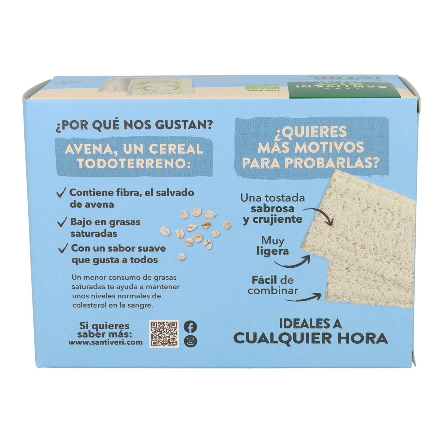 Tosta de Aveia Leve e Crocante Santiveri 100 g