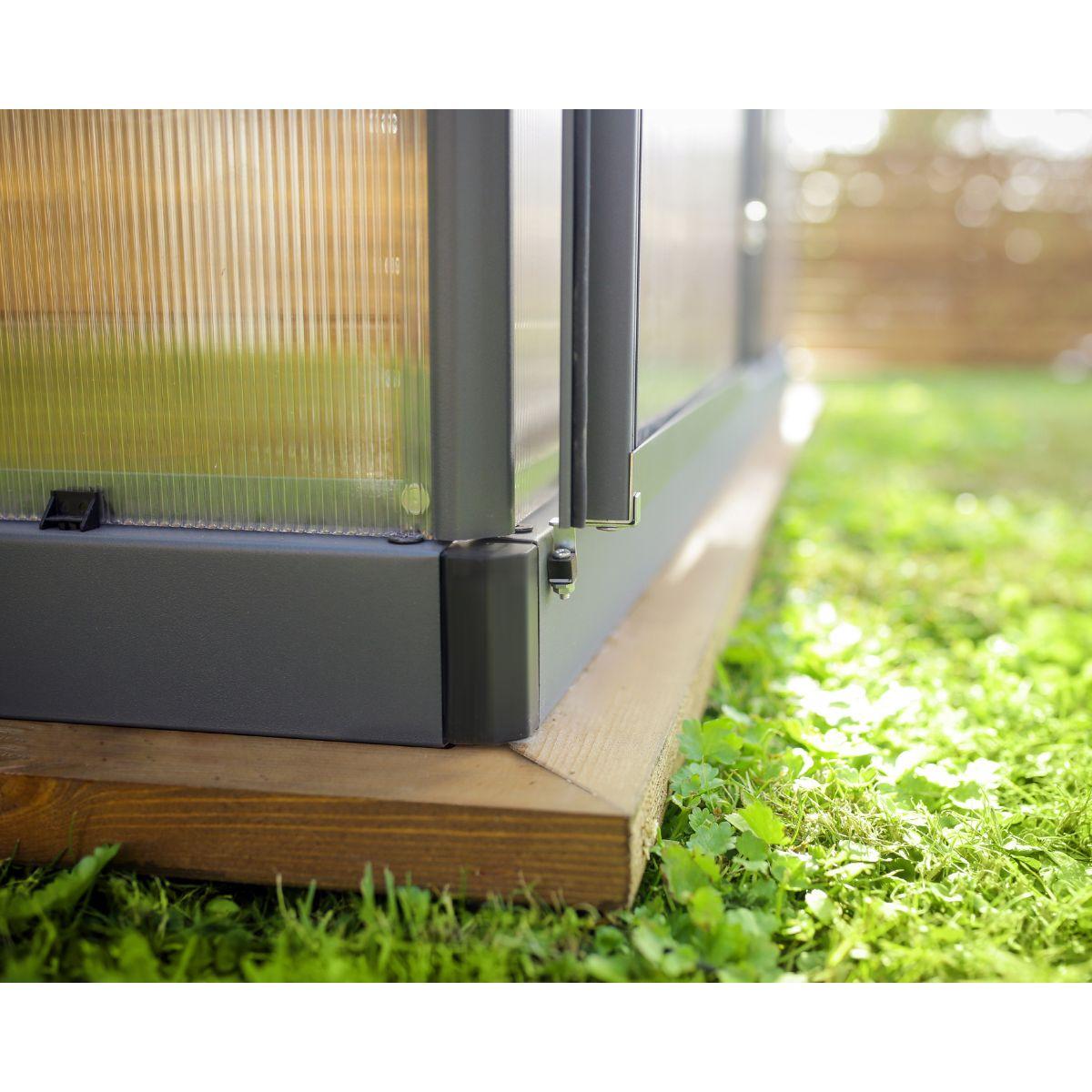 Estufa Mythos 306x185x208 cm cinzento