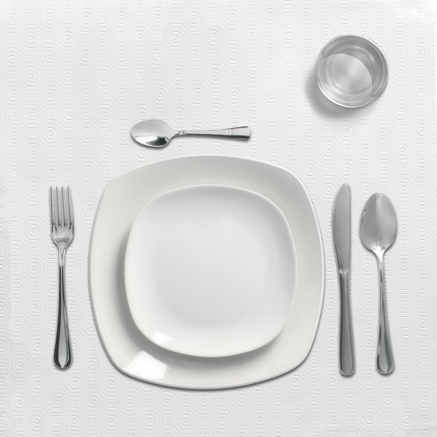 Mantel Hule Muleton Rectangular Blanco Impermeable Antimanchas Pvc 140x250 Cm.  Recortable Uso Interior Y Exterior