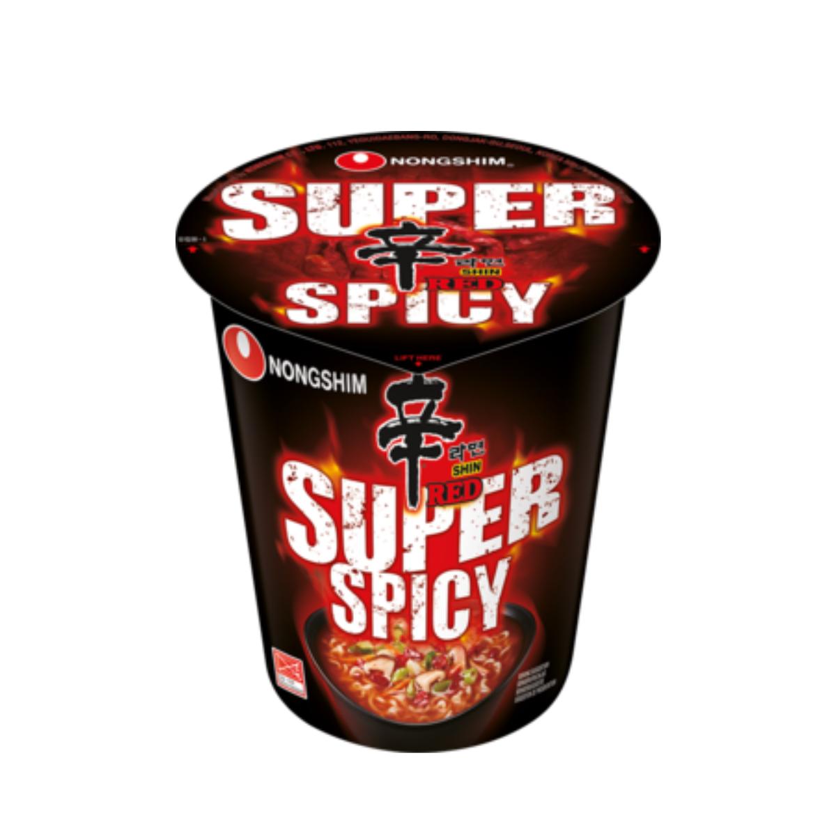 Tigela de massa instantânea muito picante Nong Shim 68g