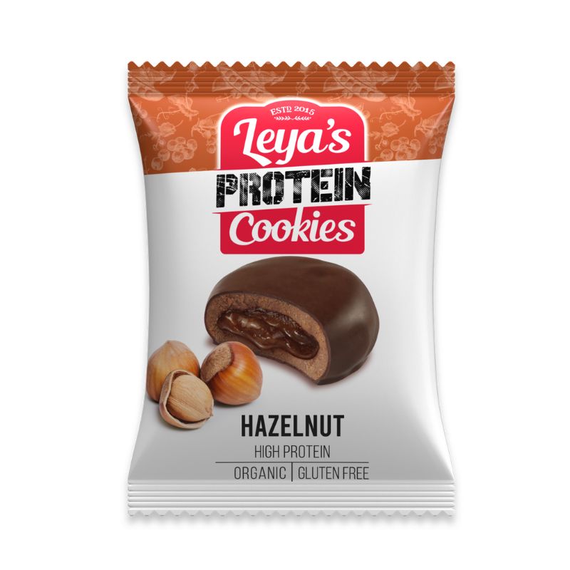 Leya´s Protein Cookies Avellana Caja 12uds 40g ud_0