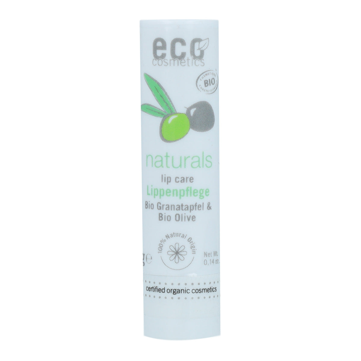 Bálsamo de lábios com romã e azeitona Eco cosmetics 4 g