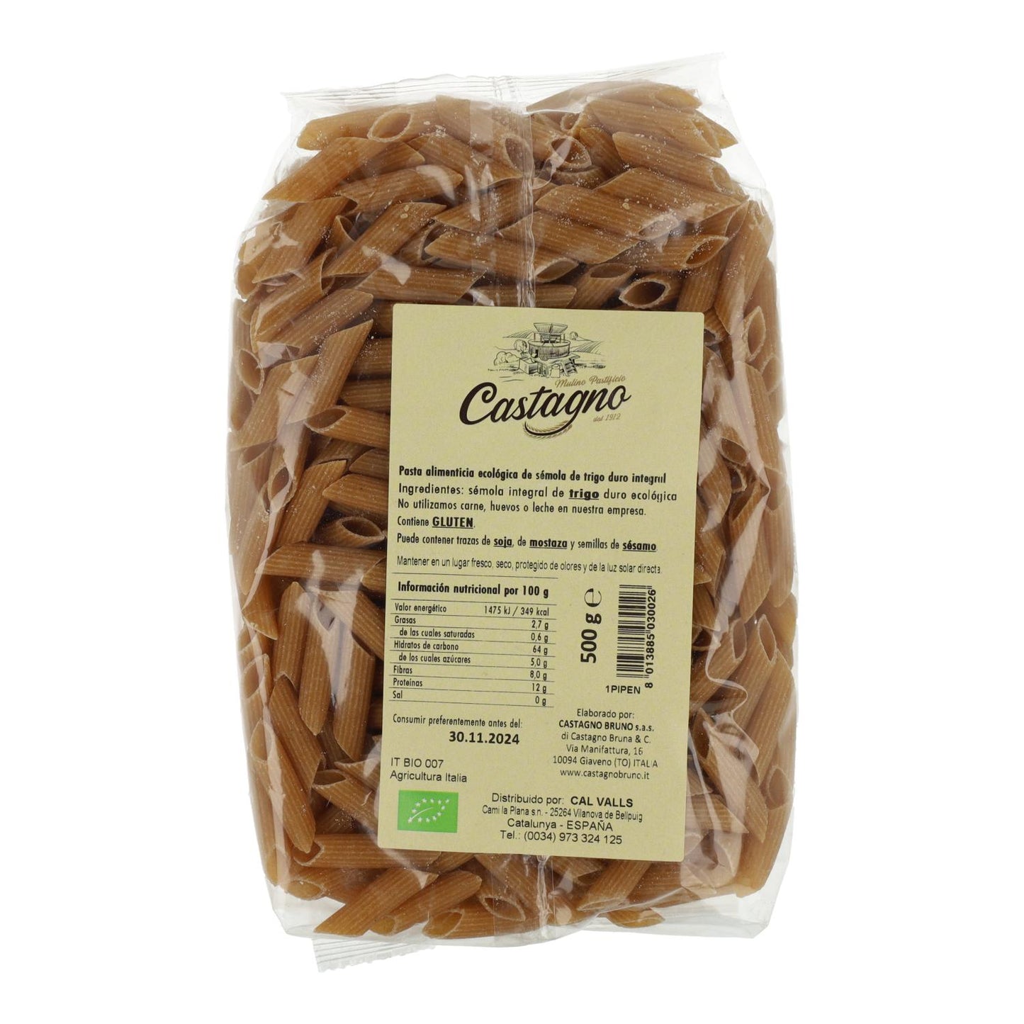 Massa Integral ECO Castagno 500 g