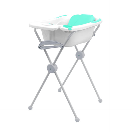 Banheira Anatômica Olmitos Azul com Suporte