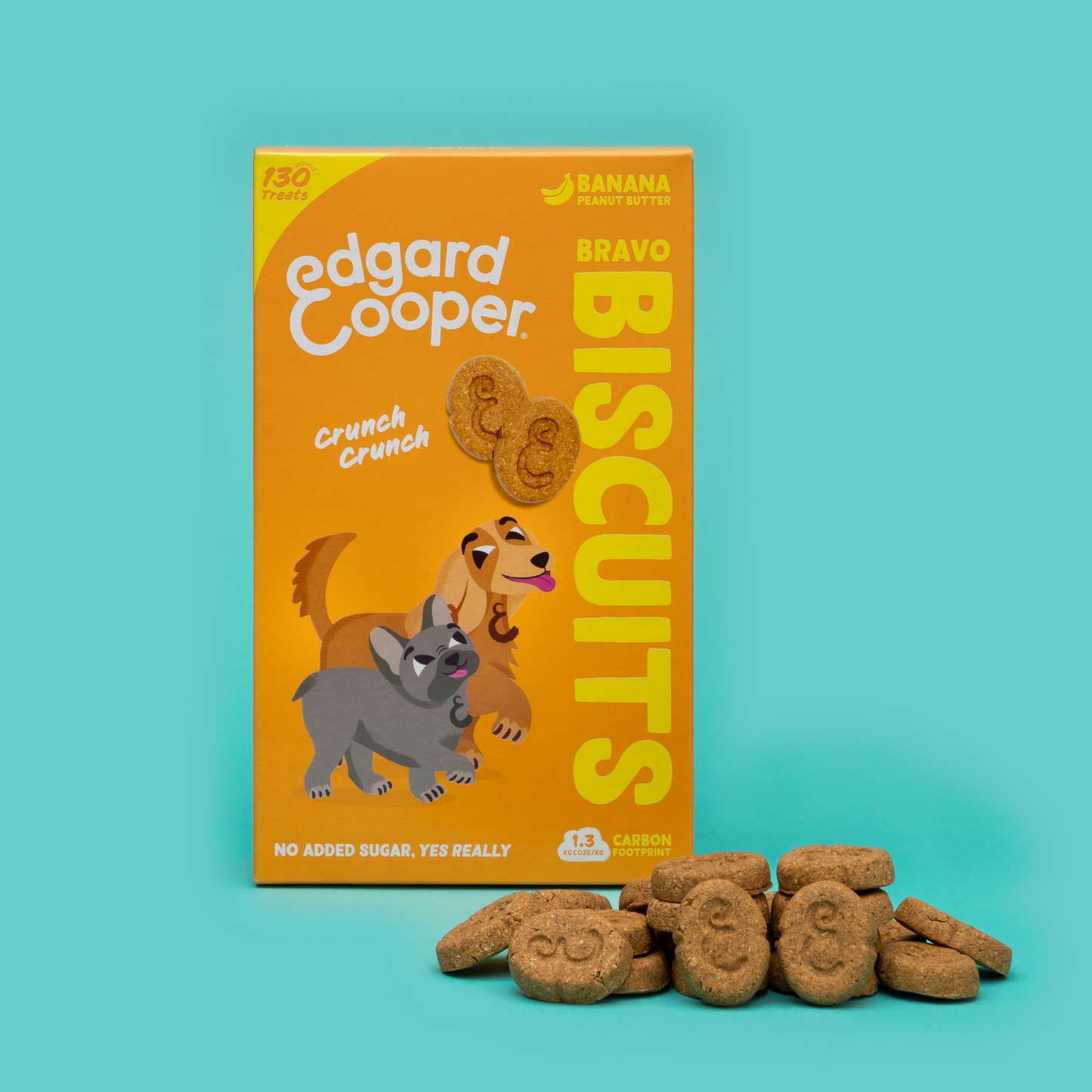 Biscoitos de banana Edgard Cooper 400g